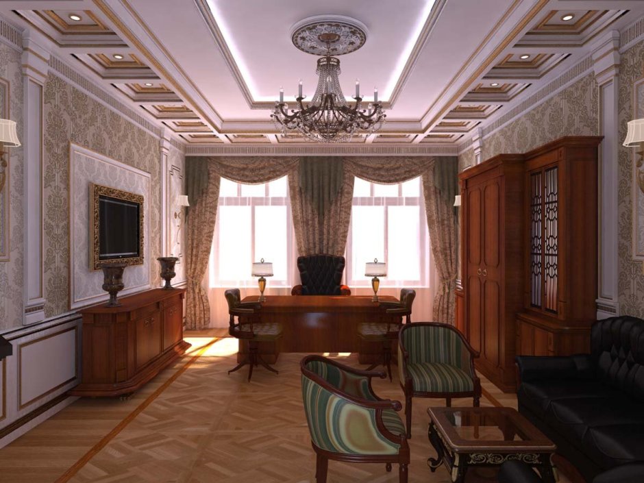 Потолок в английском стиле