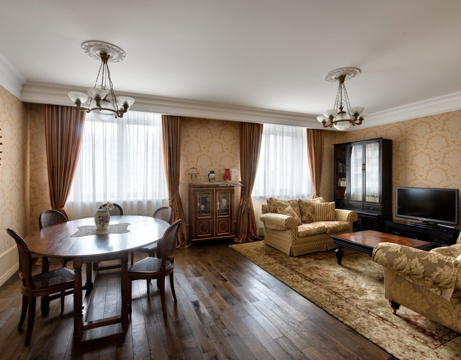 Гостиная сталинский Ампир