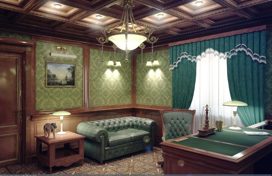 Спальня в стиле сталинский Ампир