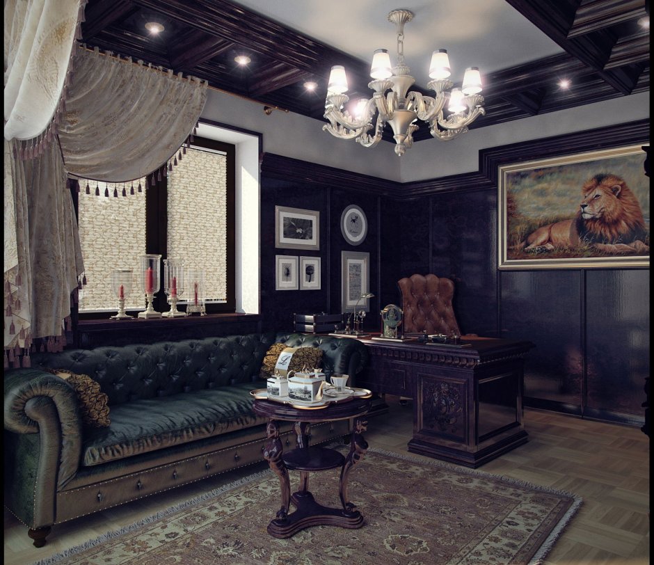 Кабинет в стиле Ампир