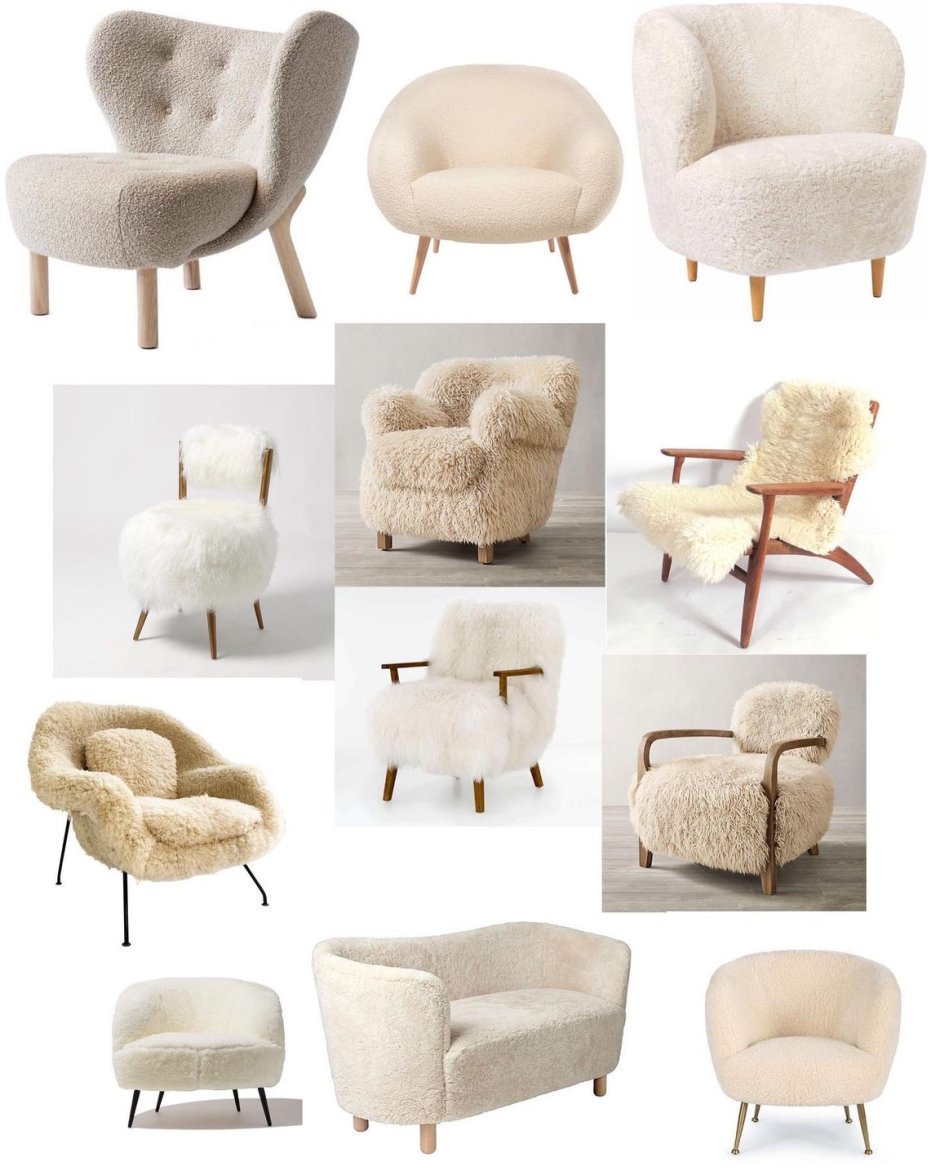 Мебель букле в интерьере