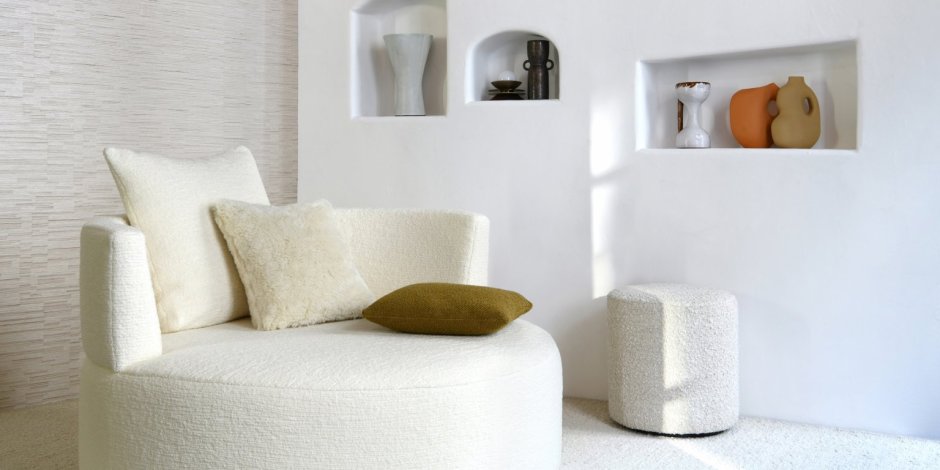 Кресло ткань барашек