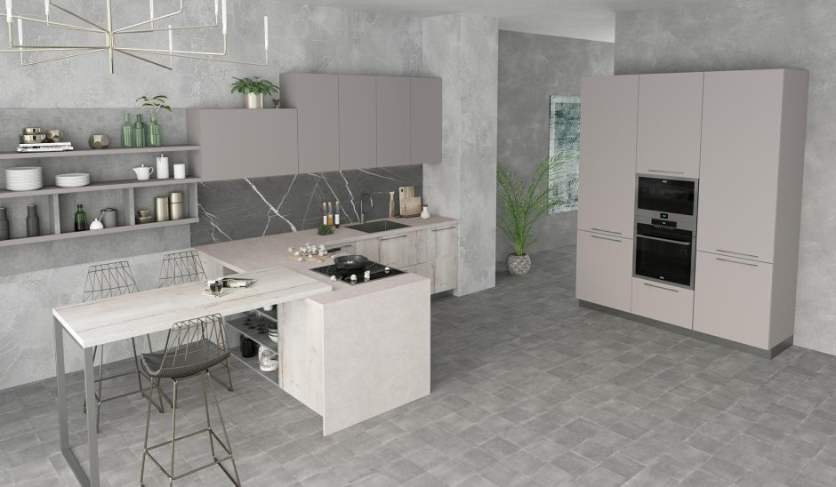 Керамика мел столешница Эггер