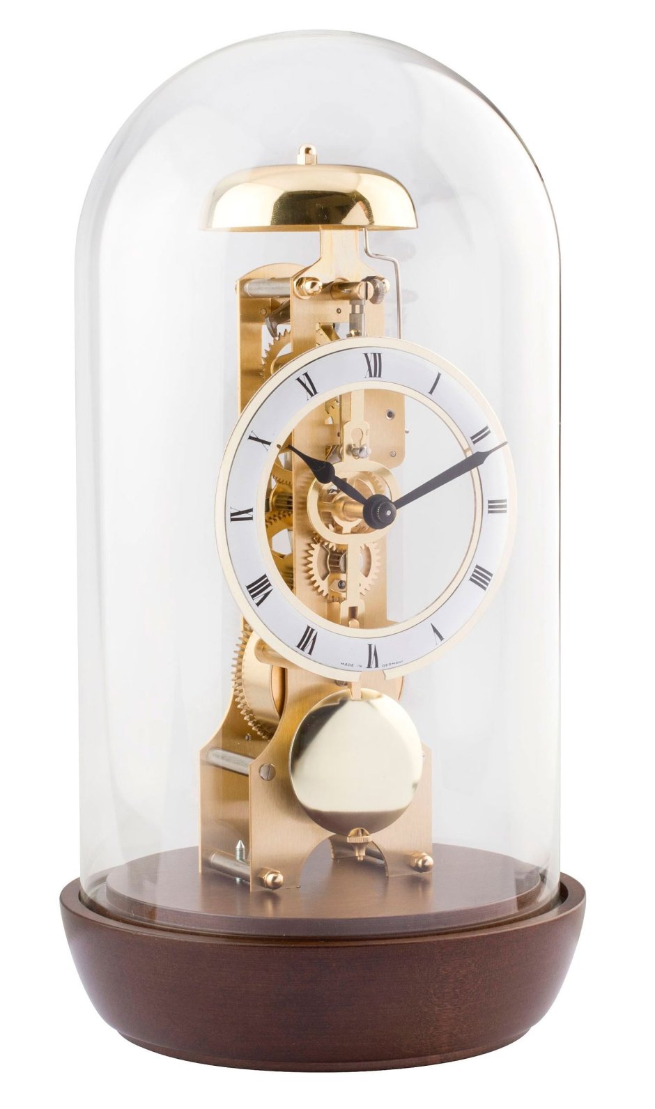 Часы в стеклянной колбе