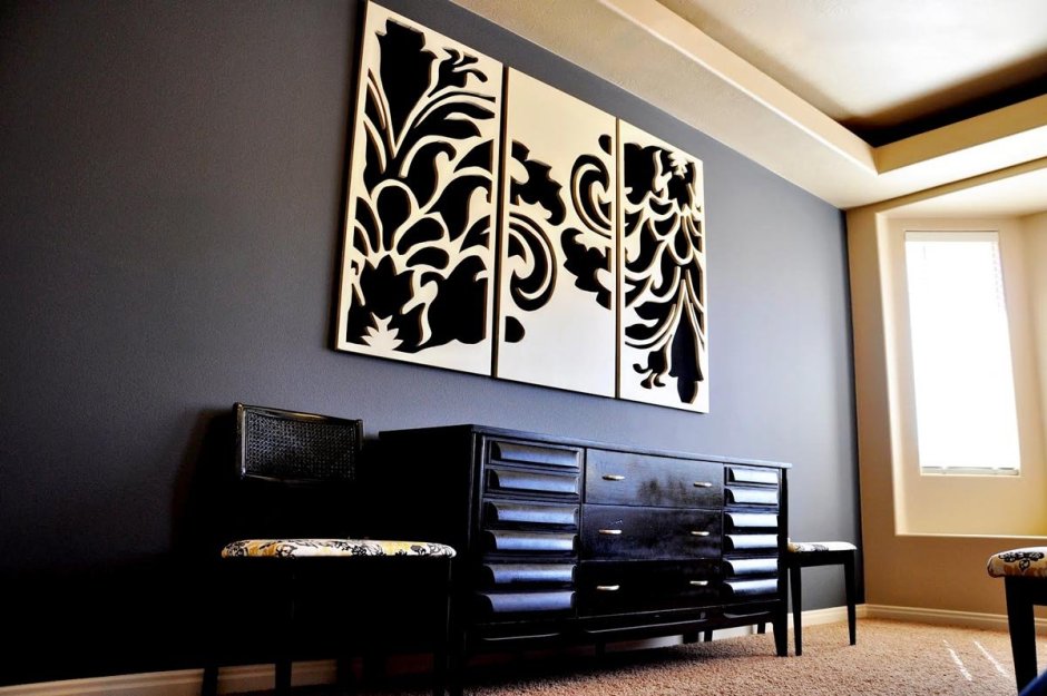 Панно из фанеры в интерьере