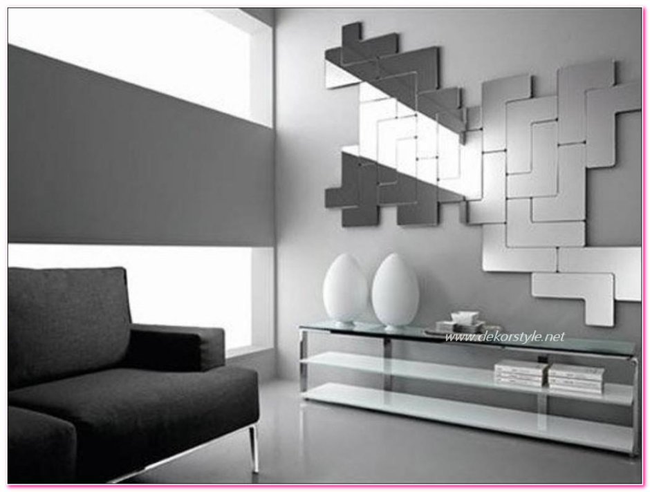 Модульные зеркала в интерьере