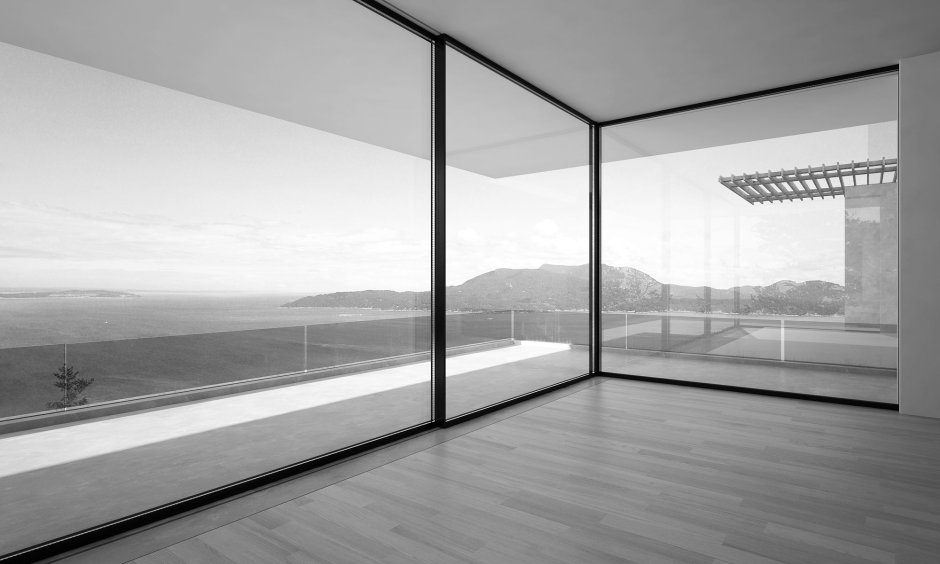 Панорамные окна Минимализм