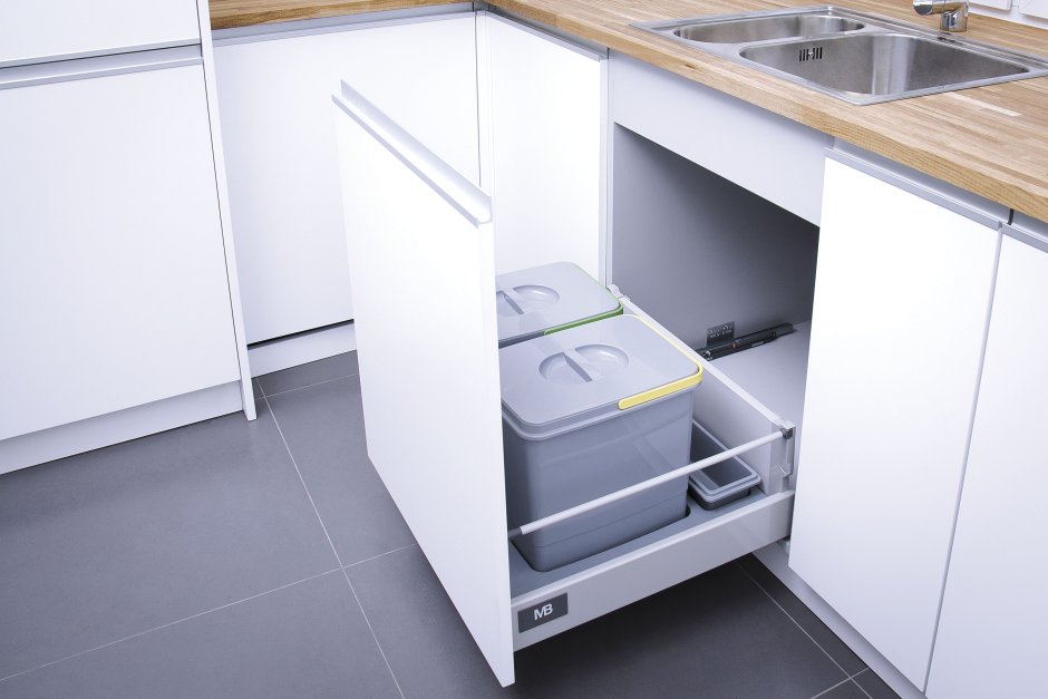 Деревянные выдвижные ящики для кухни