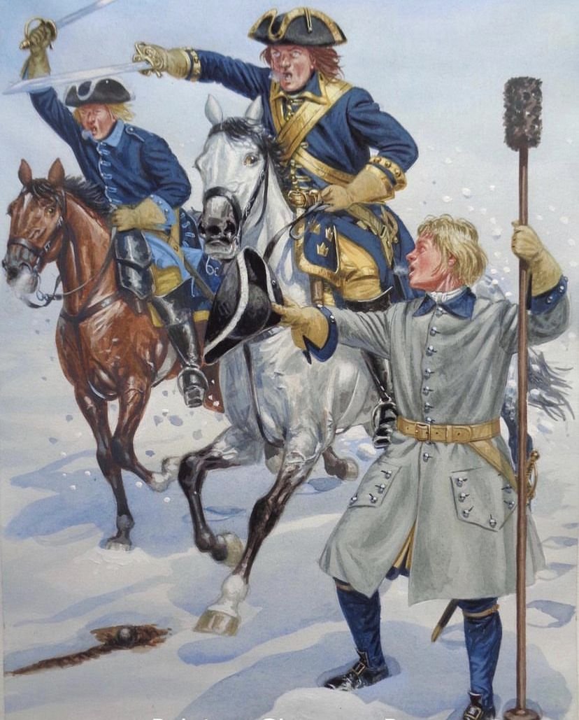 Шведская пехота Карла 12 Шаменков