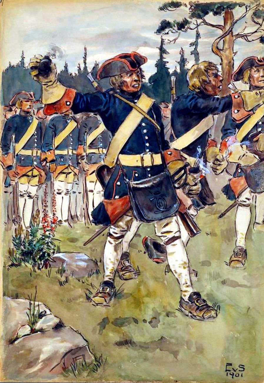 Шведская армия Карла 12 Северная война