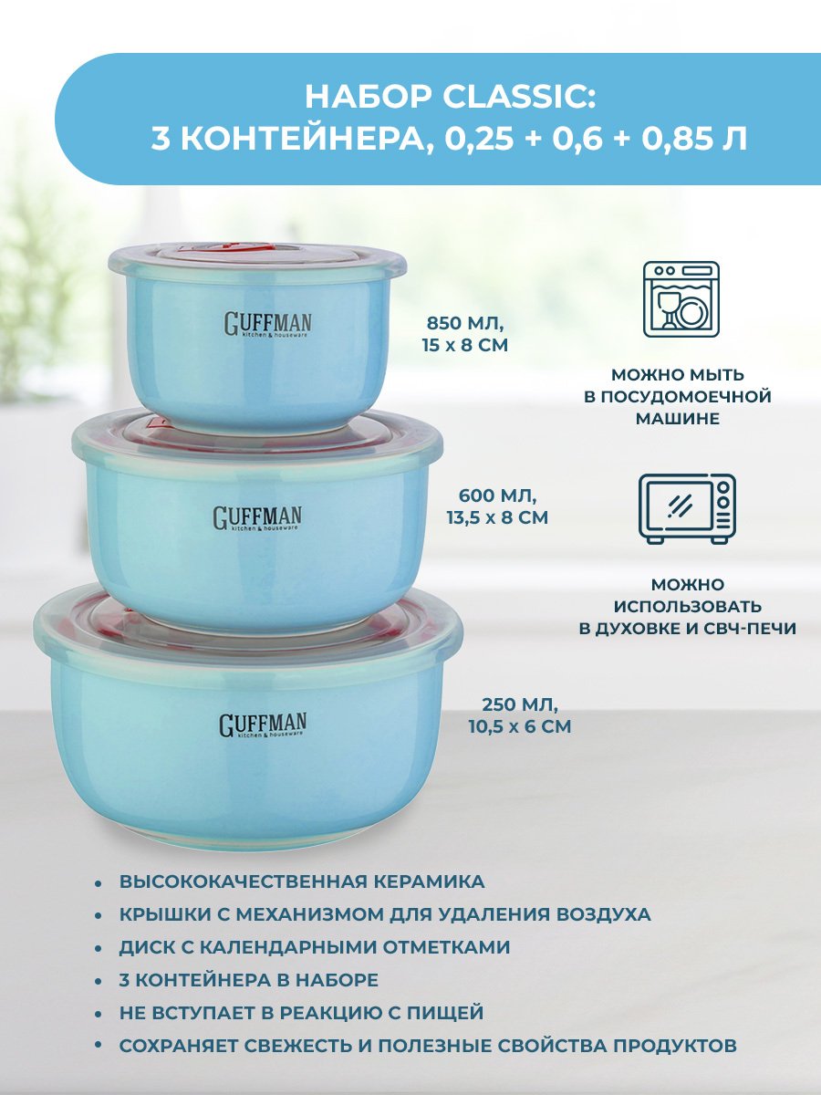 Guffman контейнеры керамические