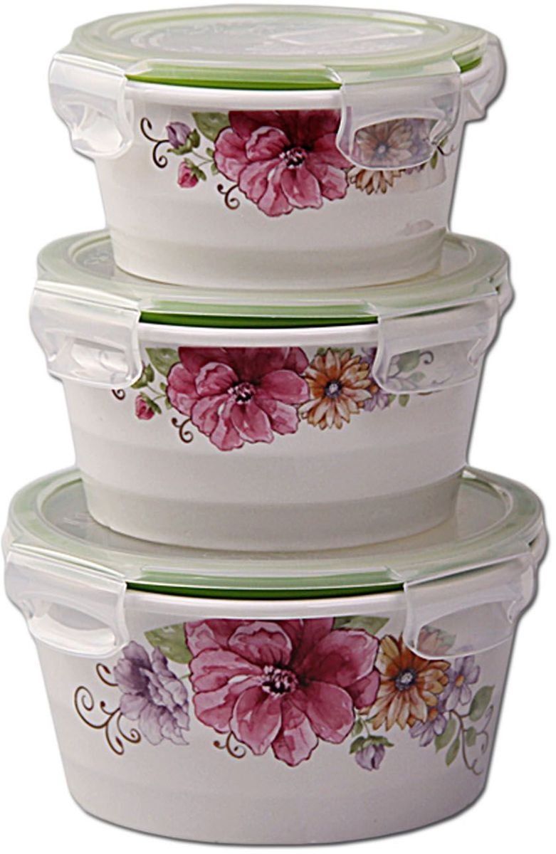 Набор керамических контейнеров с крышкой Китчен ИНН