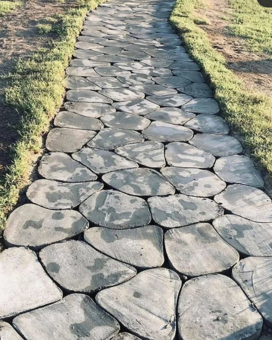 Цементные дорожки на даче