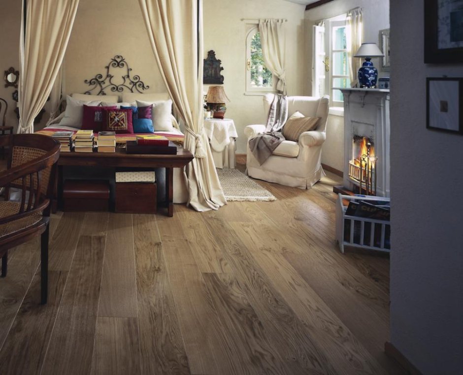 Черс Кантри паркетная доска в интерьере
