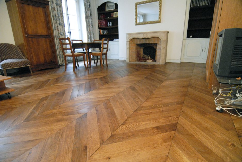 Наборный паркет французская елка