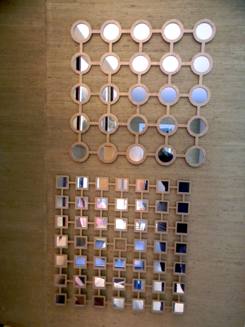 Зеркало настенное красивое круглое