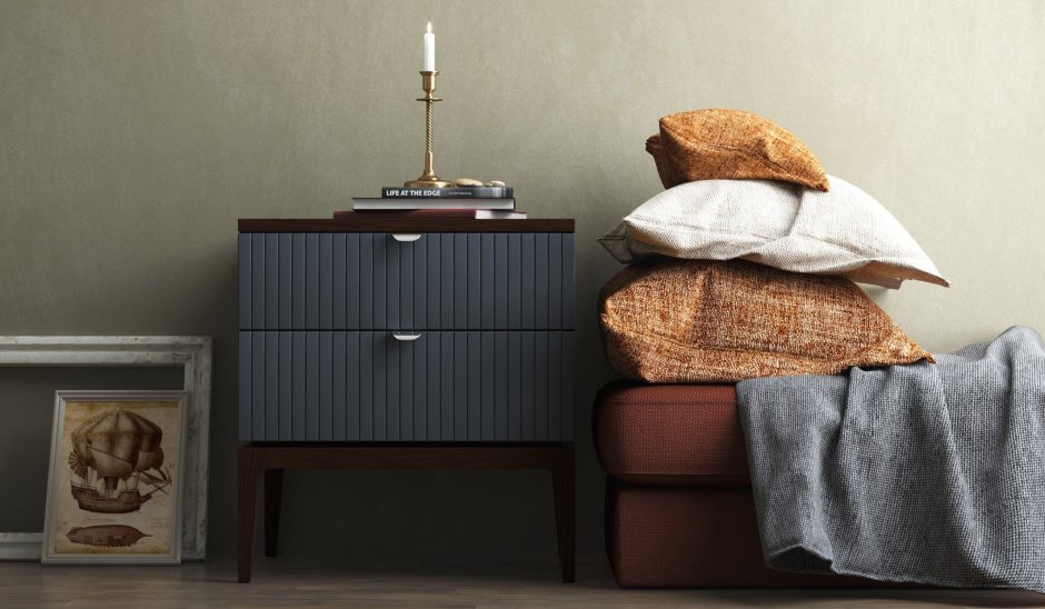 Торшер из дерева