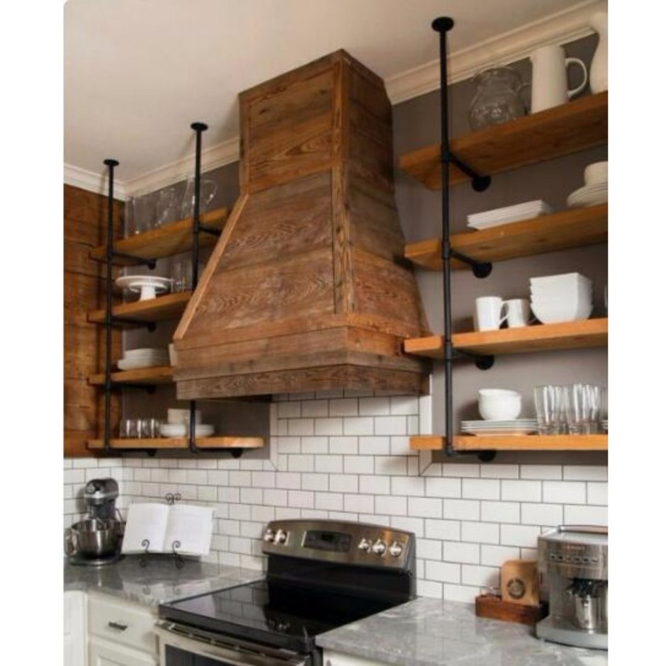 Полочки для кухонного полуострова