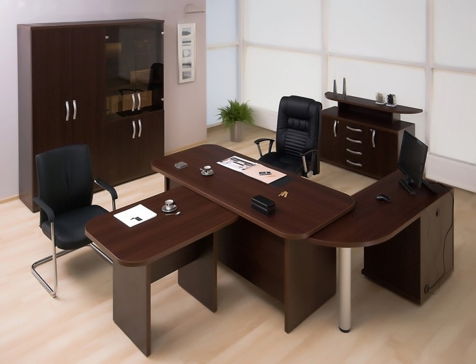 Мебель VP_Chicago n стол руководителя 190 темн. Дуб