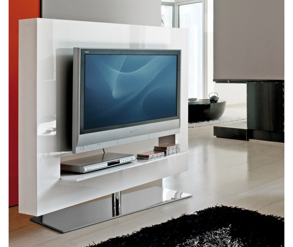 Стенка с вращающимся телевизором