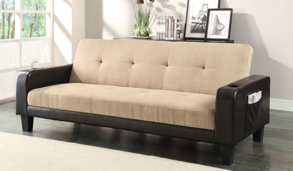 Диван двухцветный угловой