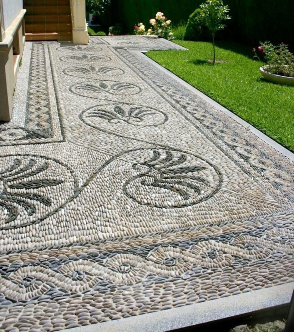 Мощение дорожек в стиле Модерн