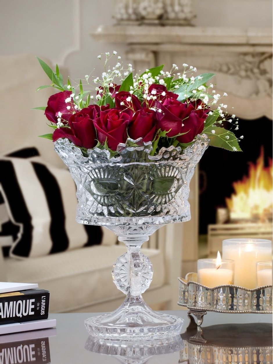 Красивая хрустальная посуда