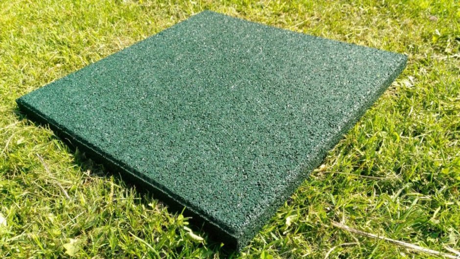 Плитка из резиновой крошки 1000x1000x45мм