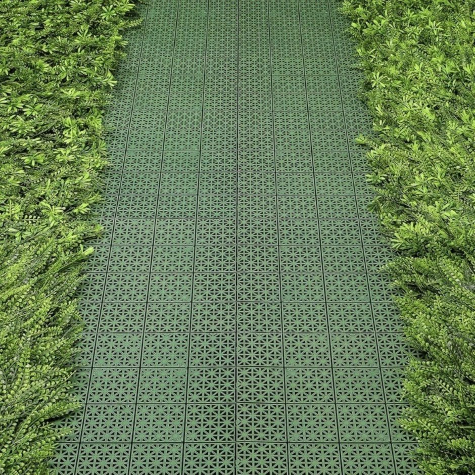 Покрытие модульное Pol-Plast 30х30 см, зеленый