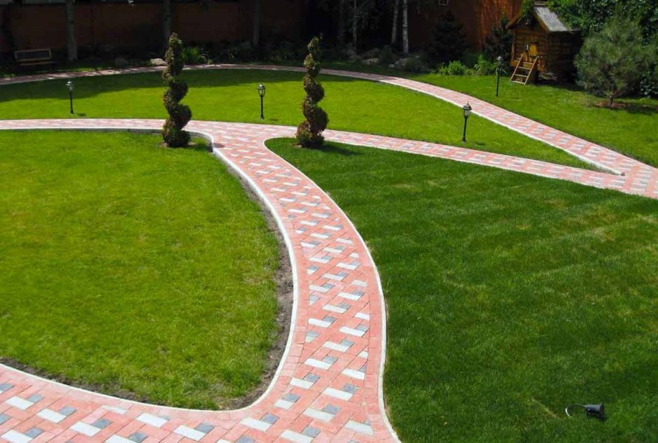 Красивые тротуарные дорожки