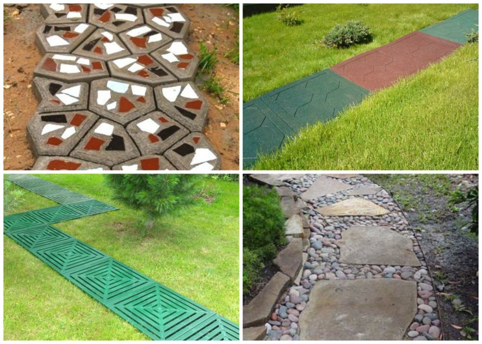 Выложить дорожки на даче