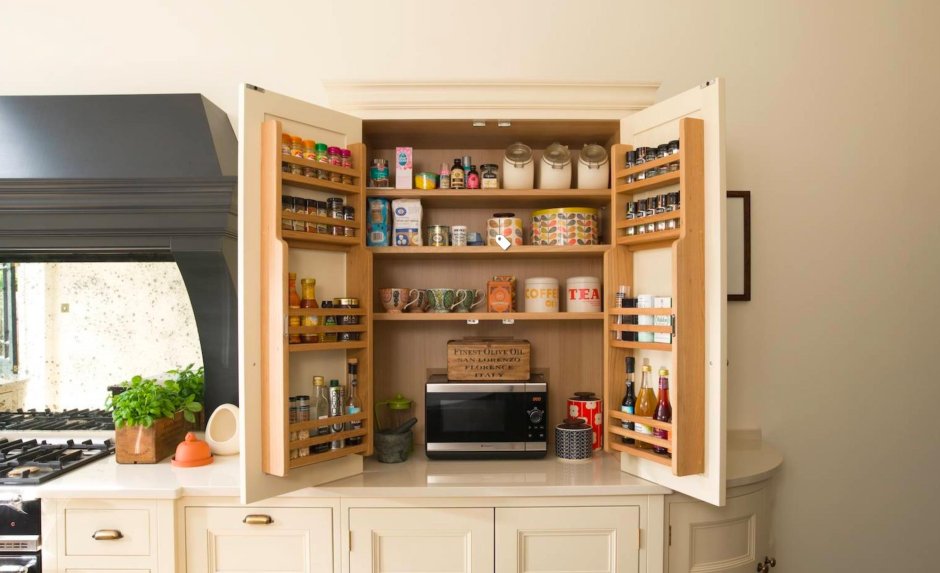 Шкаф для специй над плитой