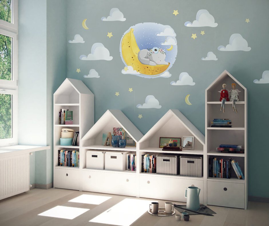 Стеллаж домик