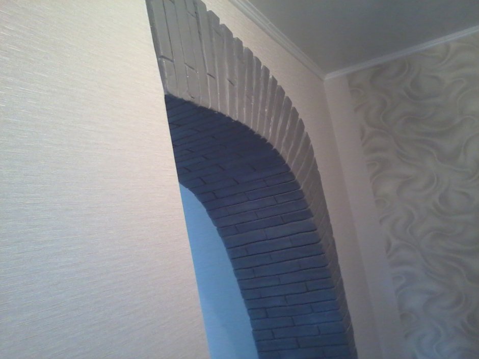 Отделка арки декоративной штукатуркой