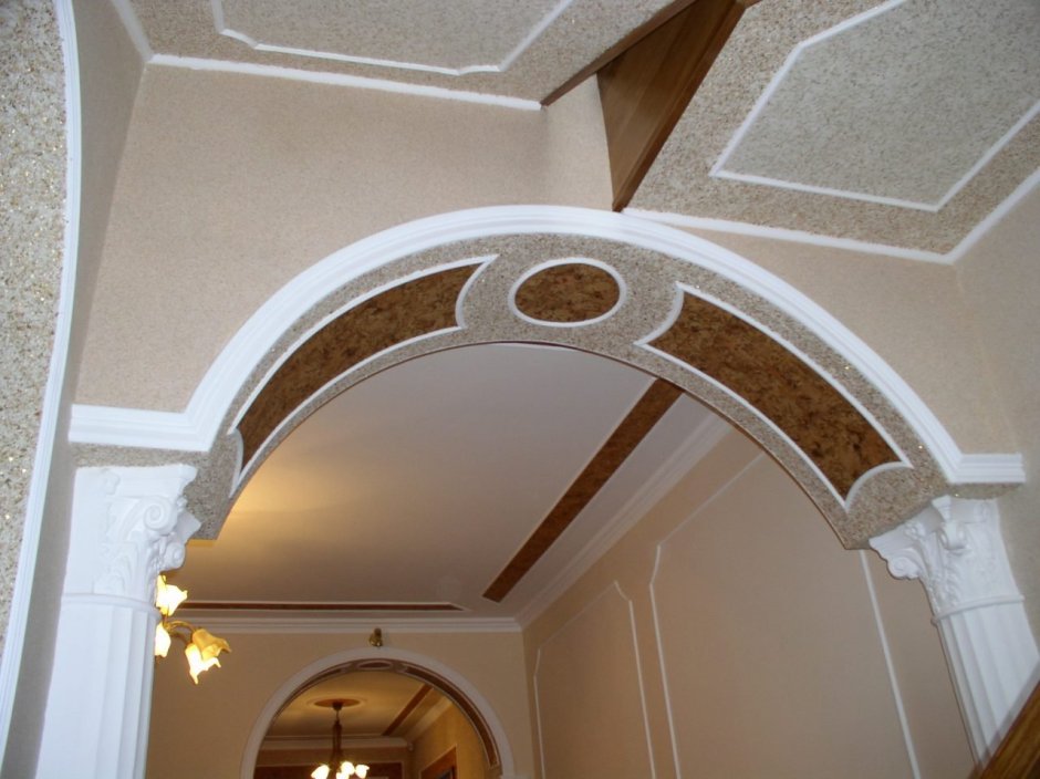 Венецианская штукатурка коридор мрамор