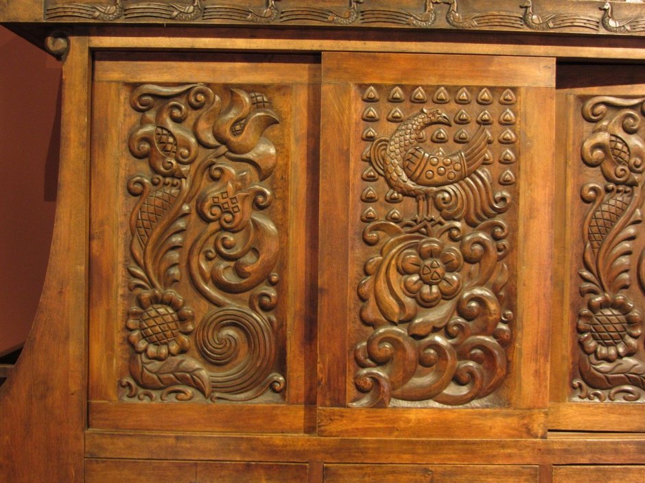 Абрамцево буфет Неорусский стиль