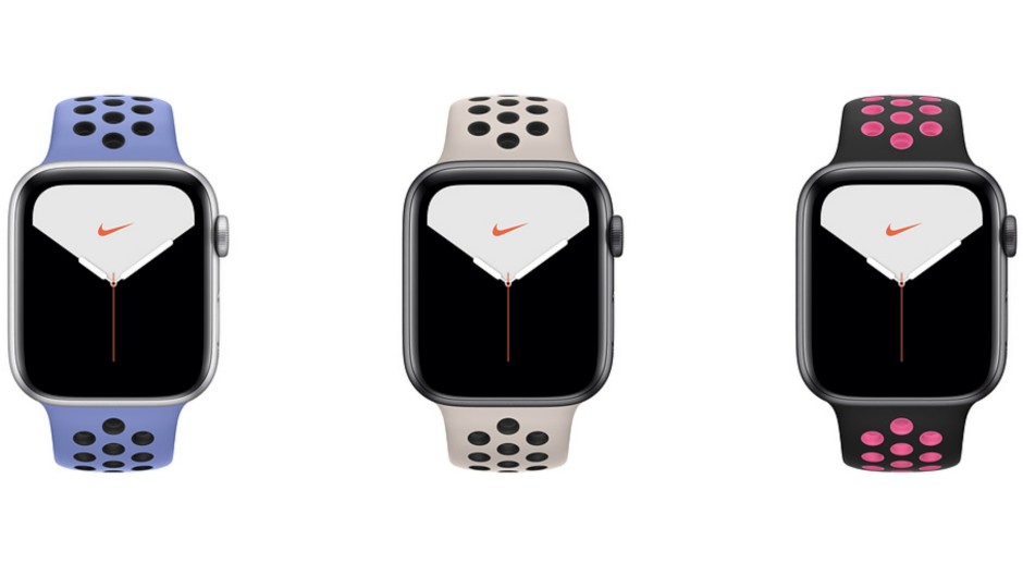 Apple watch s5 Nike+ 40mm Silver Sport Band (mx3r2ru/a)