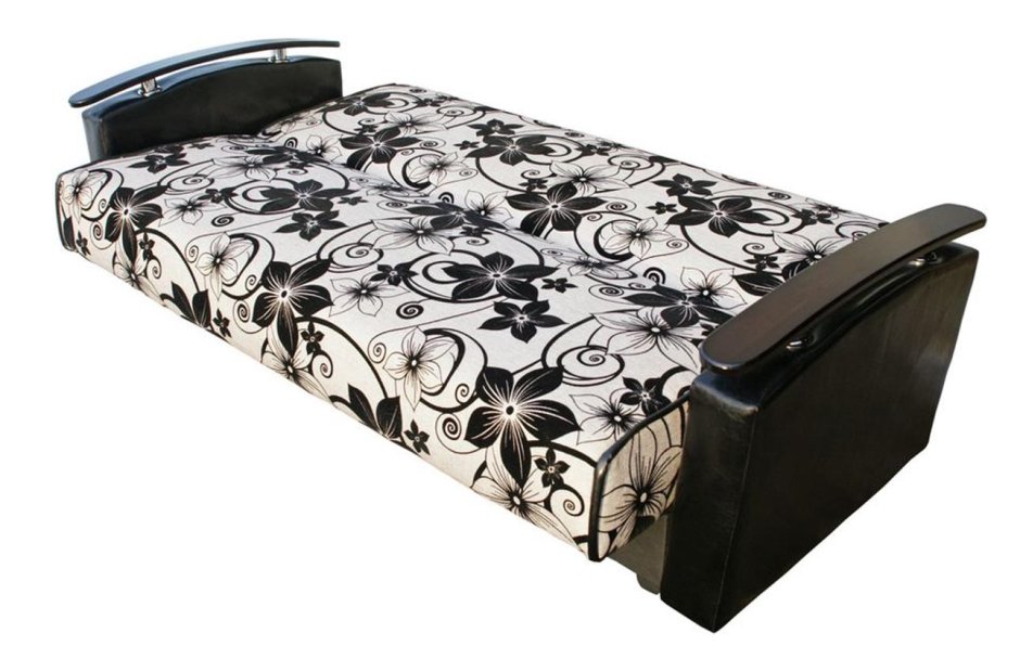 Диван книжка Лидер рогожка с цветами