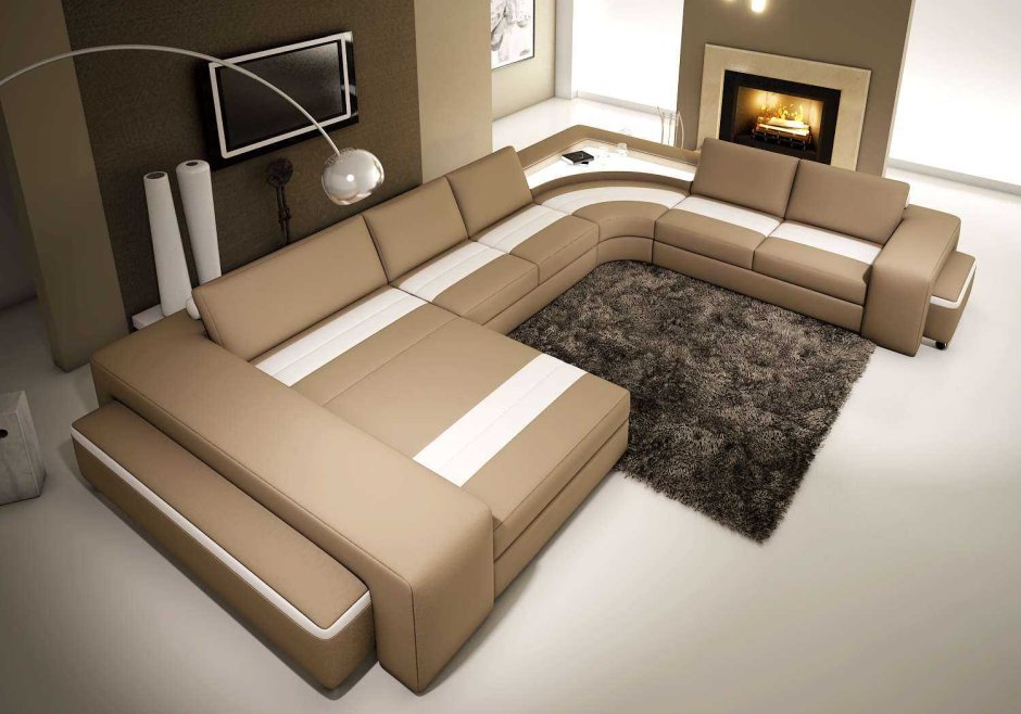 Диван угловой виза м02 Саванна Latte