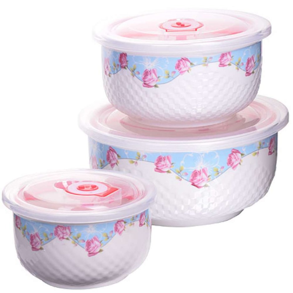 Набор салатников с крышкой Даникс 3 предмета