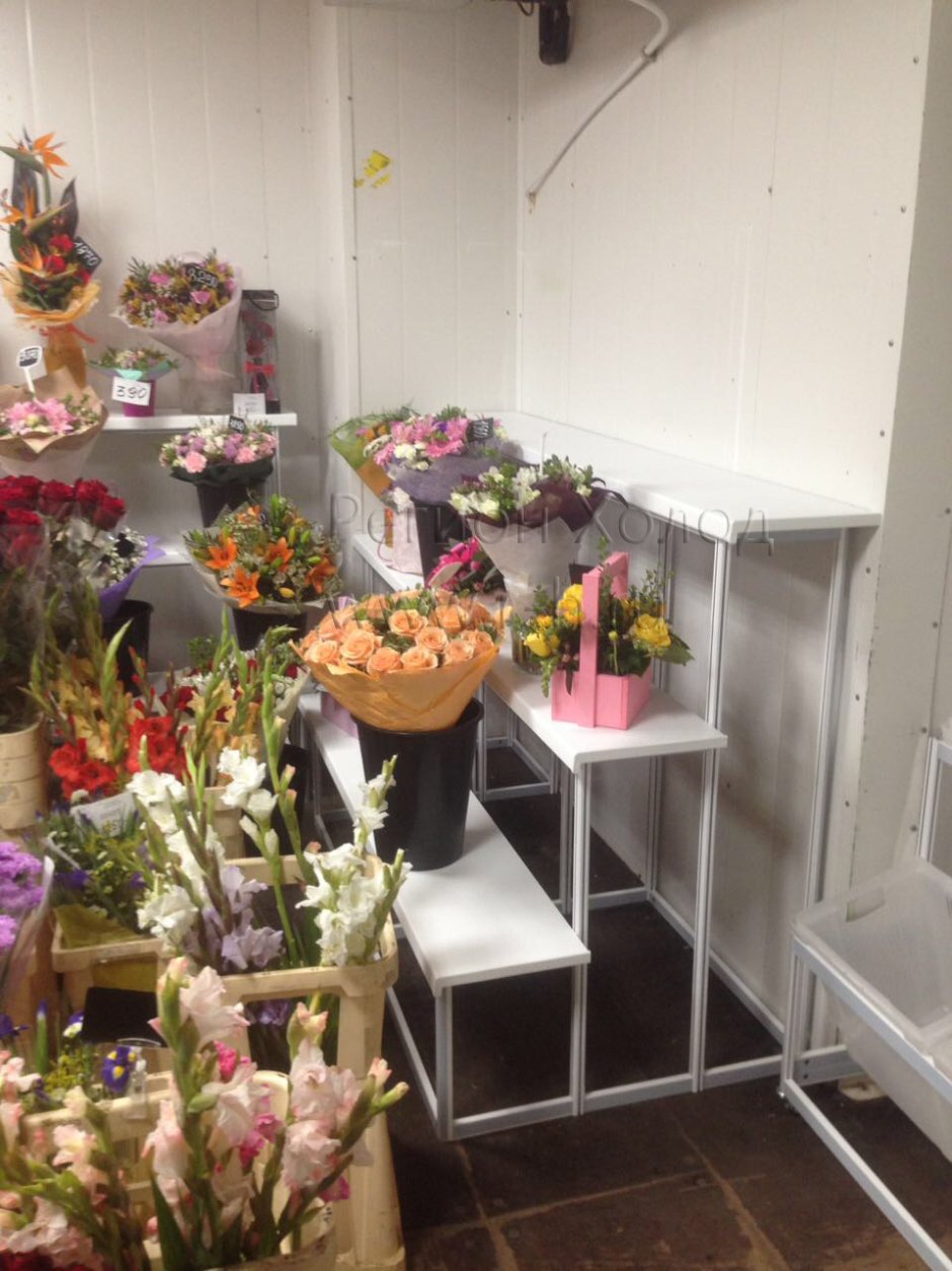 Полки для флористического холодильника