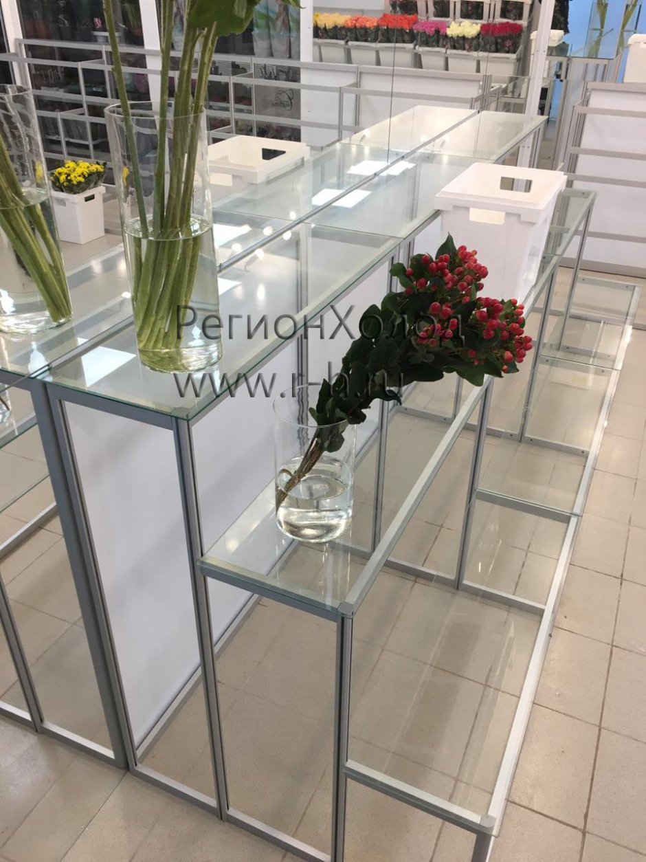 Цветочный магазин внутри