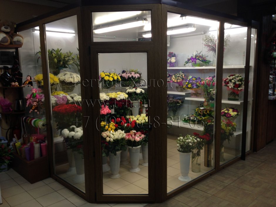 Стеллажи для цветочного холодильника