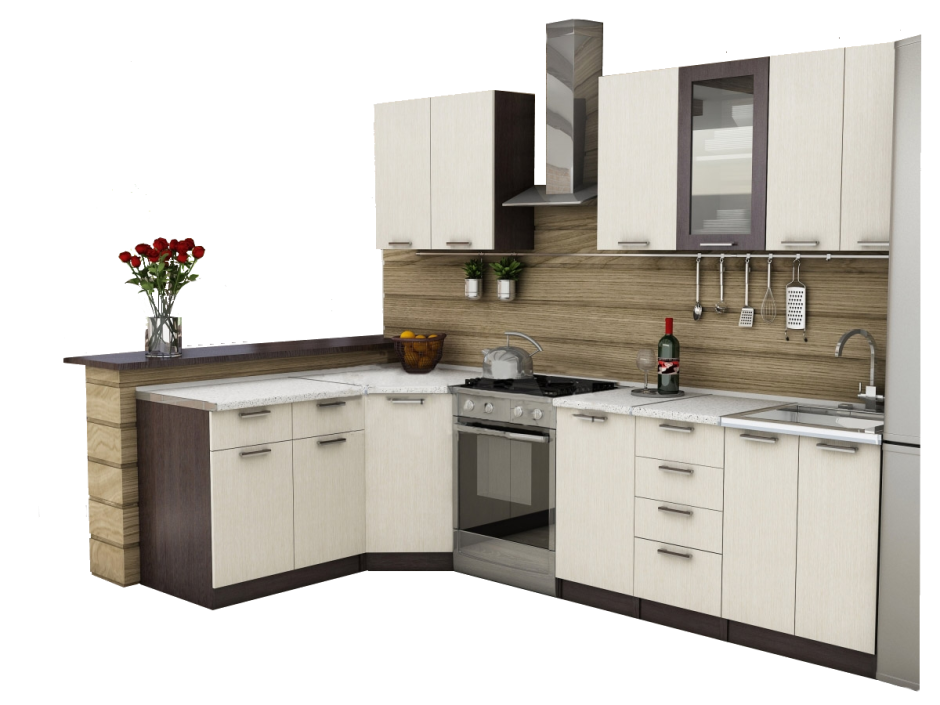 Кухонный гарнитур угловой