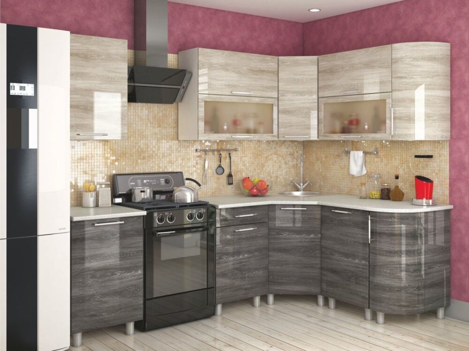 Кухонные гарнитуры для маленькой кухни