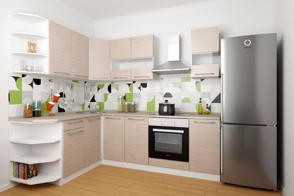 Кухня угловая Боровичи 1800 на 1335