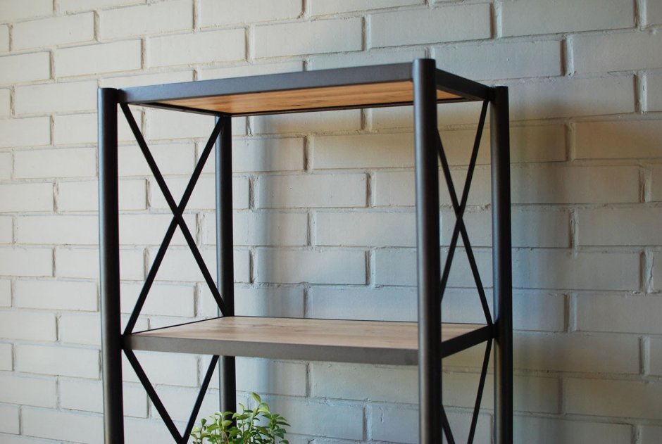 Стеллаж "New York" 60 (цв.черный)