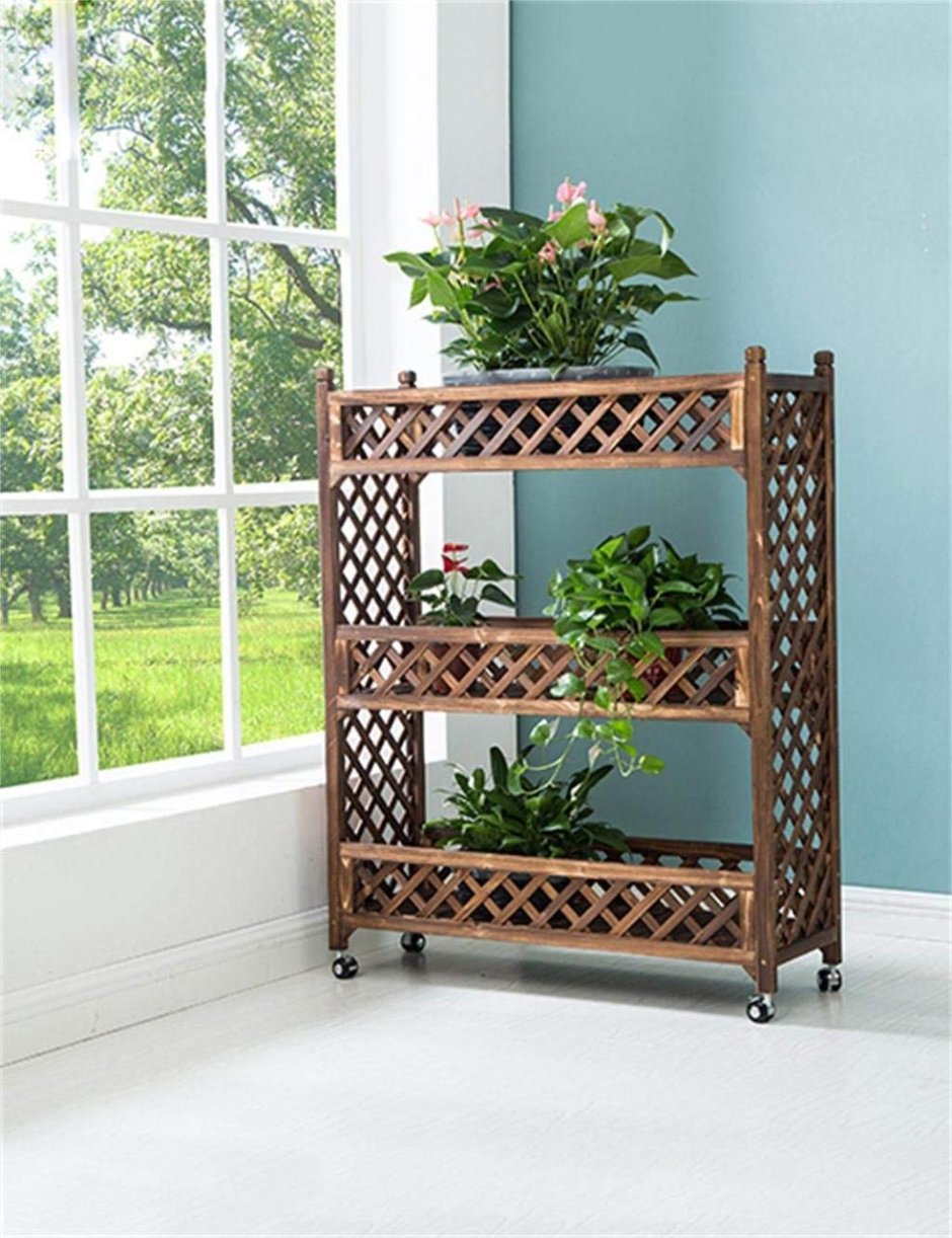 Стеллаж в беседку