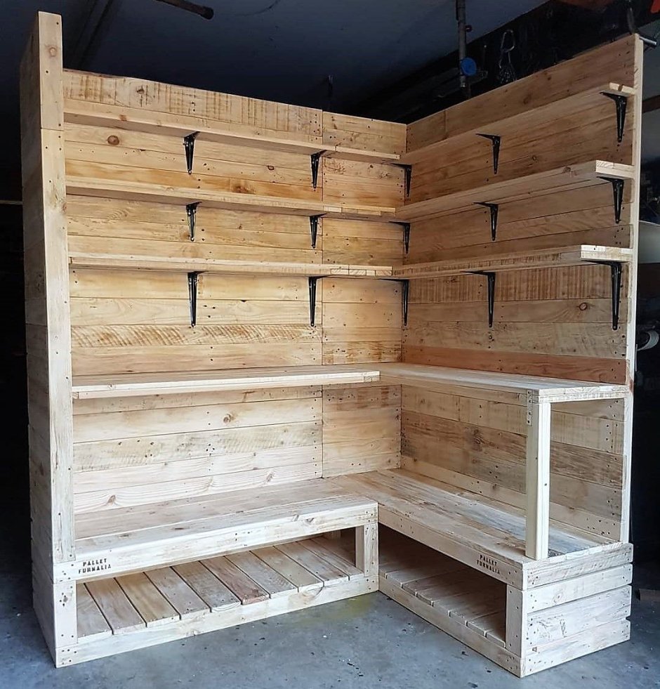 Каркас дровника из бруса