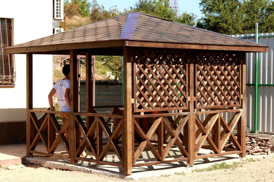 Стеллаж из паллет